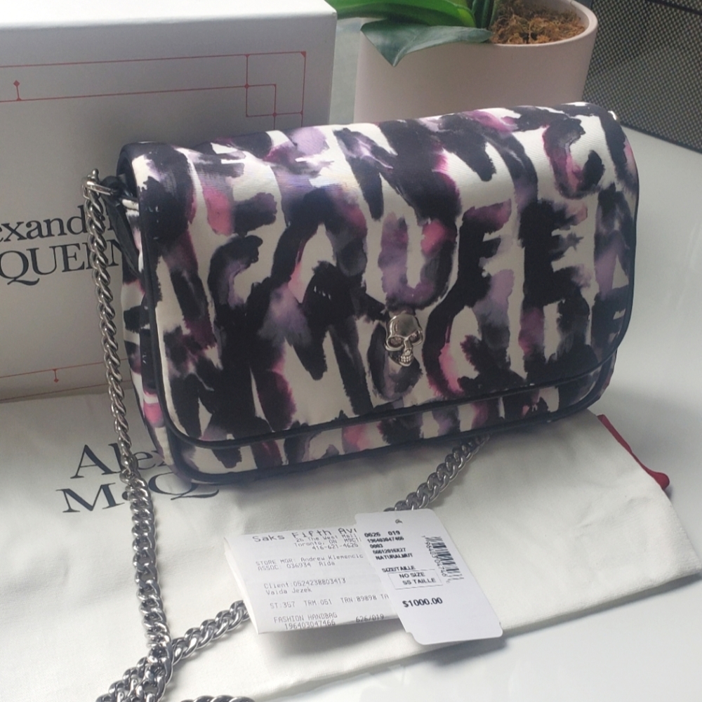 Alexander Mcqueen Authentic bag Like New With Tags, Dust Bag, Box And Receipt - Picture 4 of 9